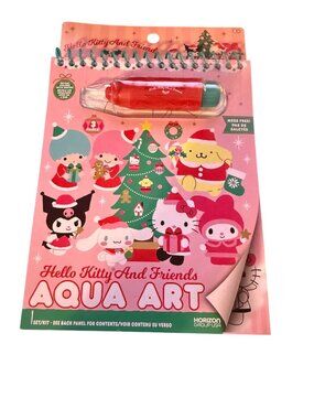Hello Kitty & Friends Christmas-Themed Aqua Art Set With Mess-Free Water Pen